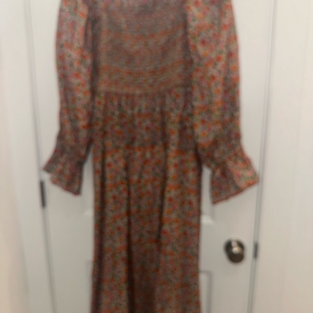 Floral Long Sleeve Dress